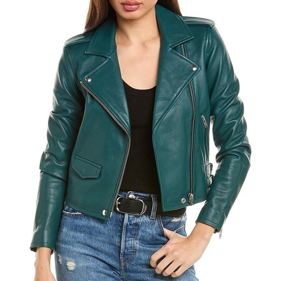 IRO Jackets & Blazers - IRO PARIS Ashville Jacket in Peacock Blue Green NWT.